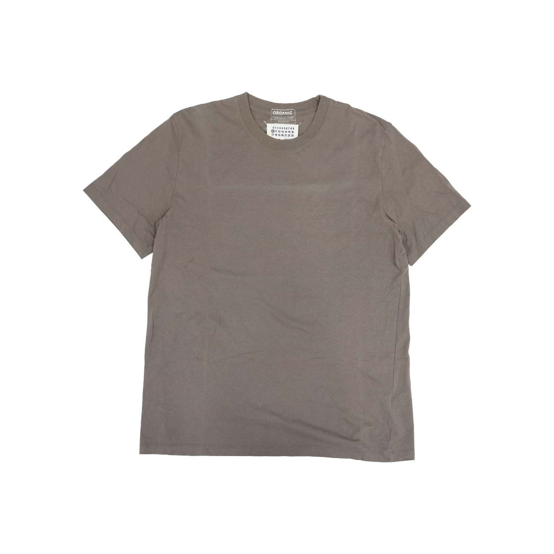 ITDN7V58EFFU Maison Margiela Cotton T-Shirt in Dark Beige