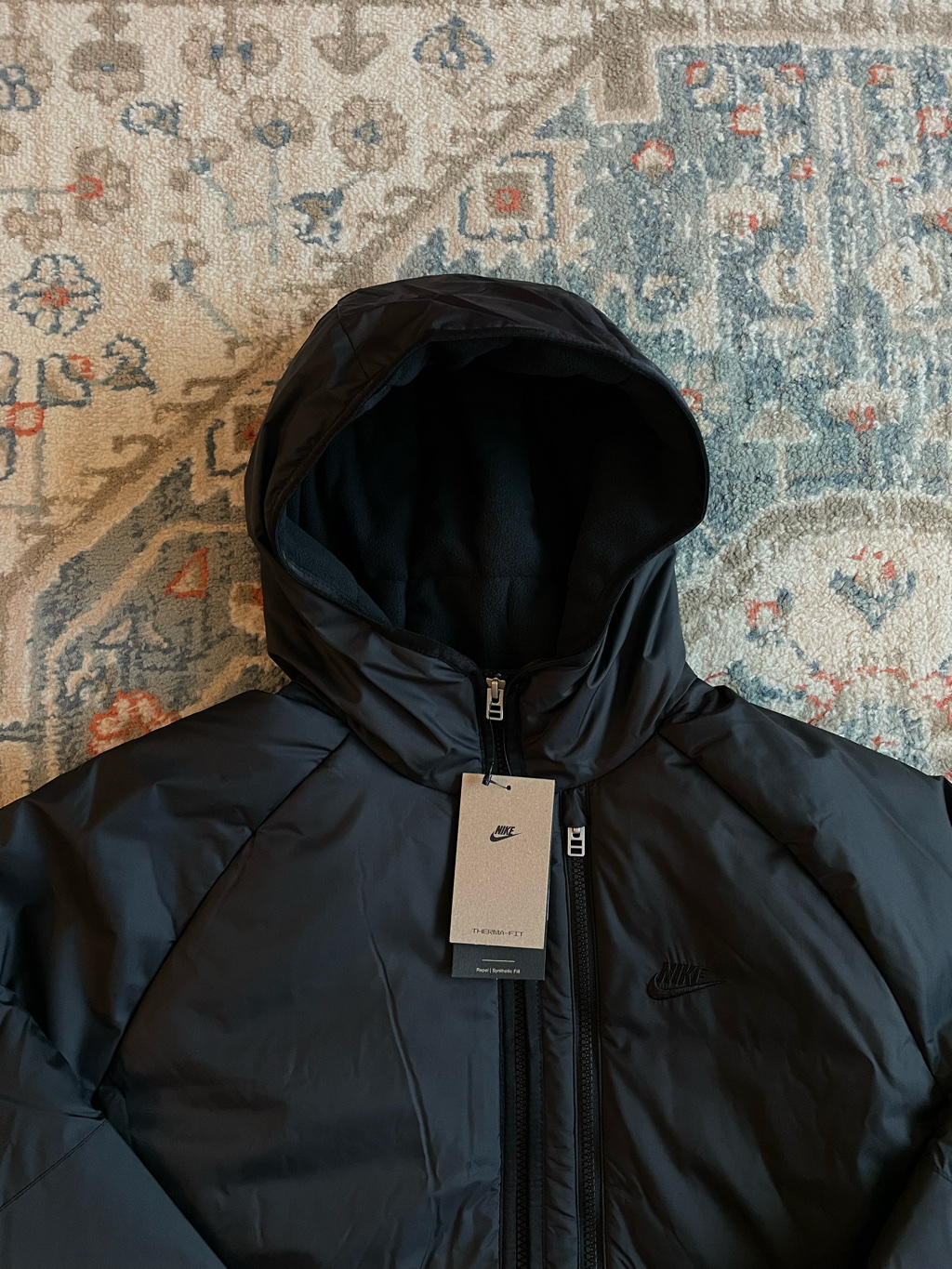 Nike NSW Repel Legacy Hooded Jacket Black - Asia 착용 스타일 - 2