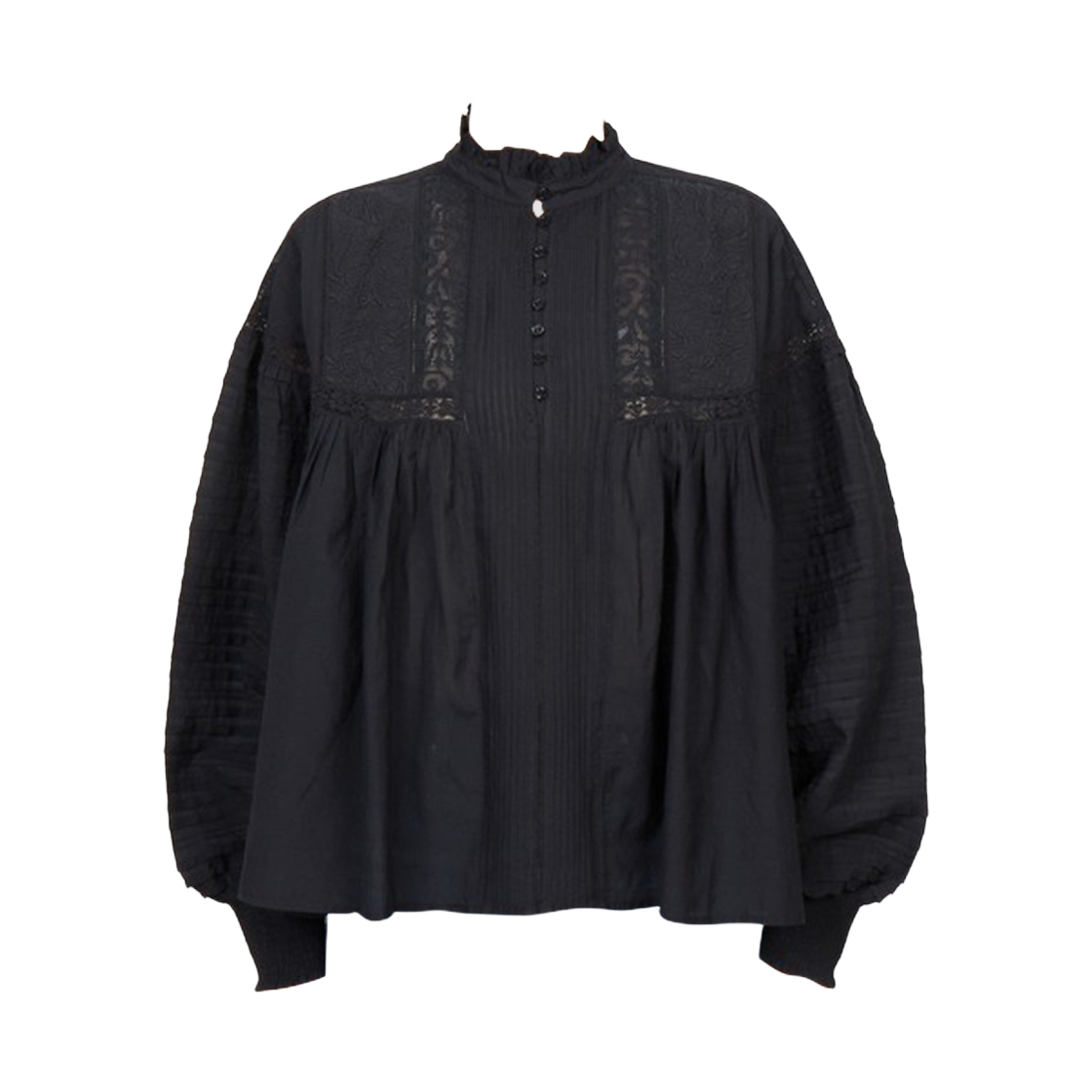 2HVA27-V09771-999 (W) Vanessa Bruno Dahlia Blouse Black