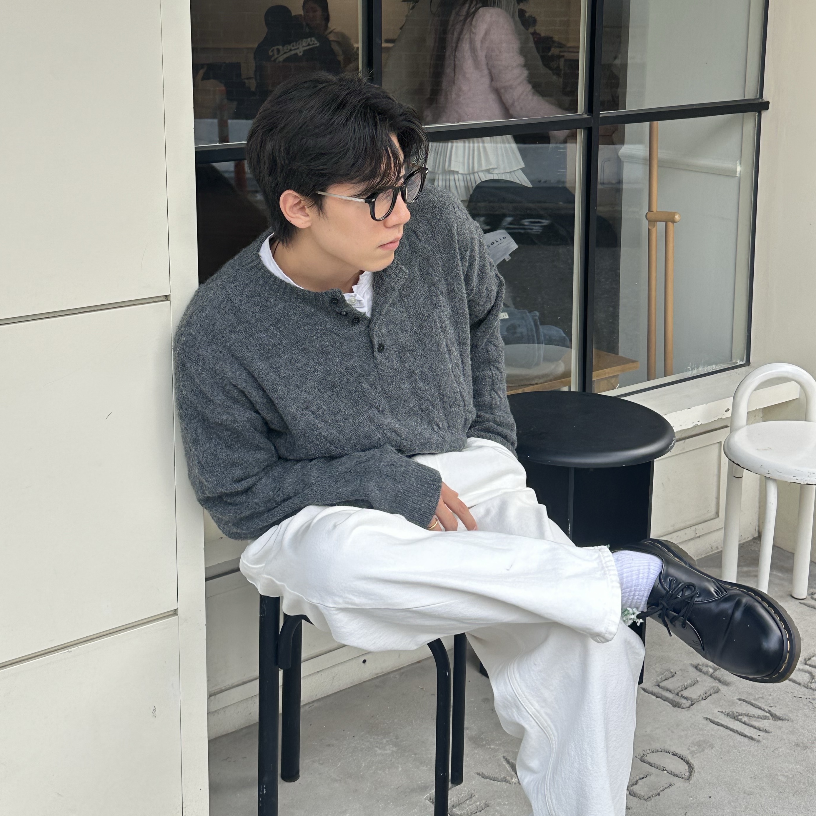 Dr. Martens 1461 Smooth Black 착용 스타일