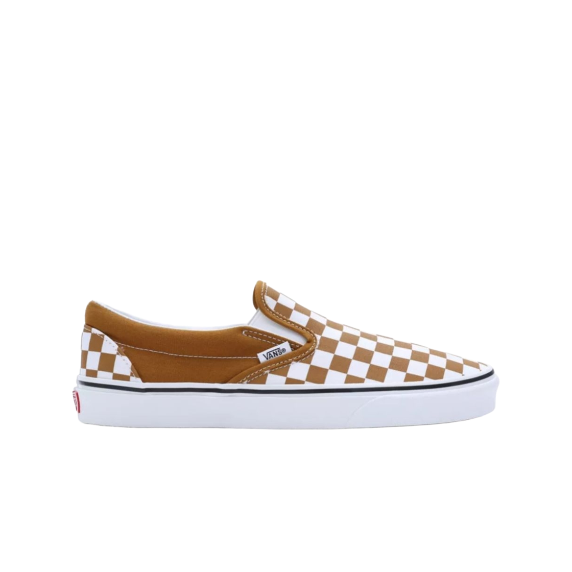 반스 클래식 슬립온 컬러 띠어리 체커보드 골든 브라운(Vans Classic Slip-On Color Theory Checkerboard Golden Brown) - 1