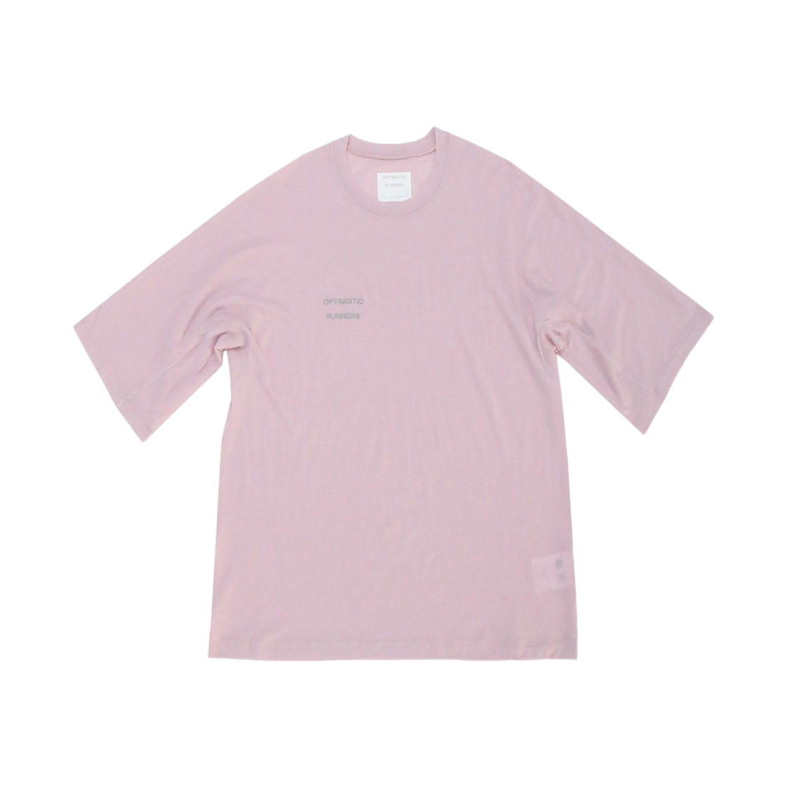 옵티미스틱 러너스 메리노 울 티셔츠 로즈(Optimistic Runners Merino Wool T-Shirt Rose)