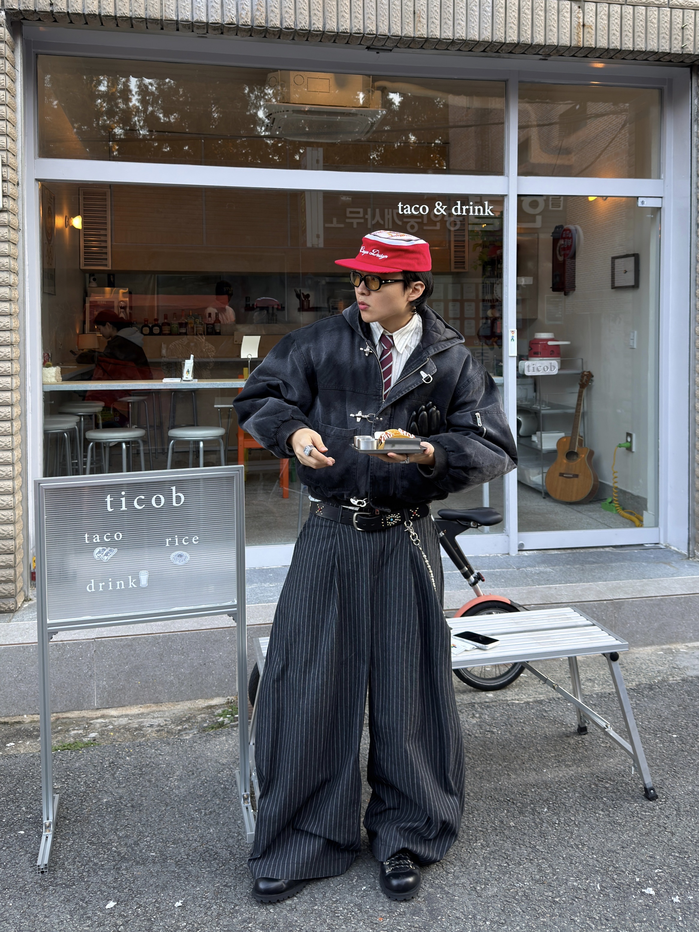 Gentle Monster Noizer 01(OL) Black, Stussy Boxer Shorts Multi (3 Pack) 착용 스타일 - 2