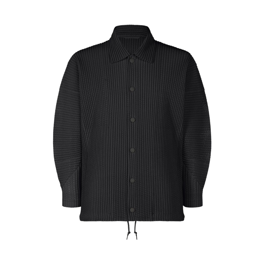 HP56-JC366-15 Homme Plisse Issey Miyake Outer Mesh Jacket Black