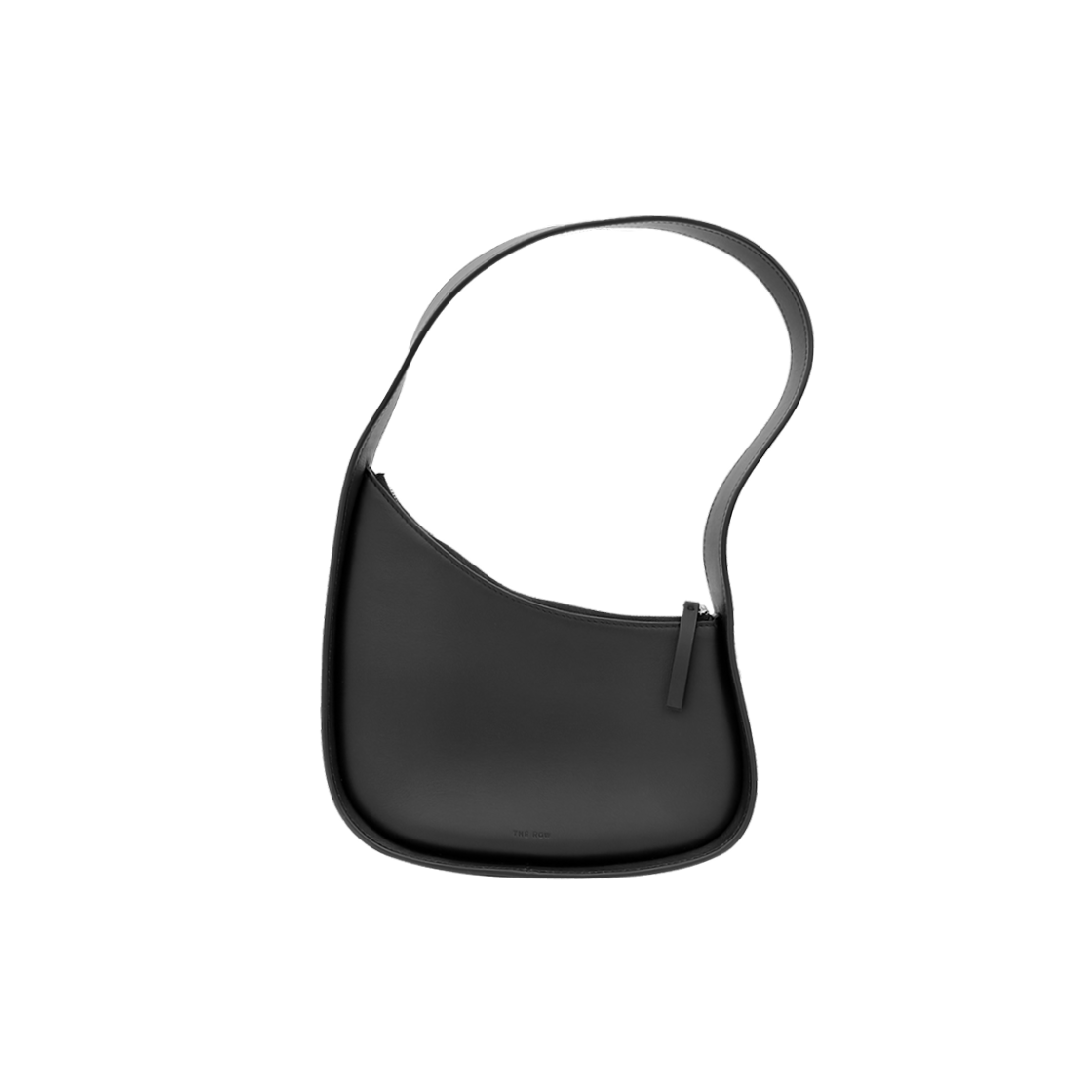 ITB8OOPVRAA4 The Low Women's Half Moon Smooth Calfskin Leather Shoulder Bag - Black