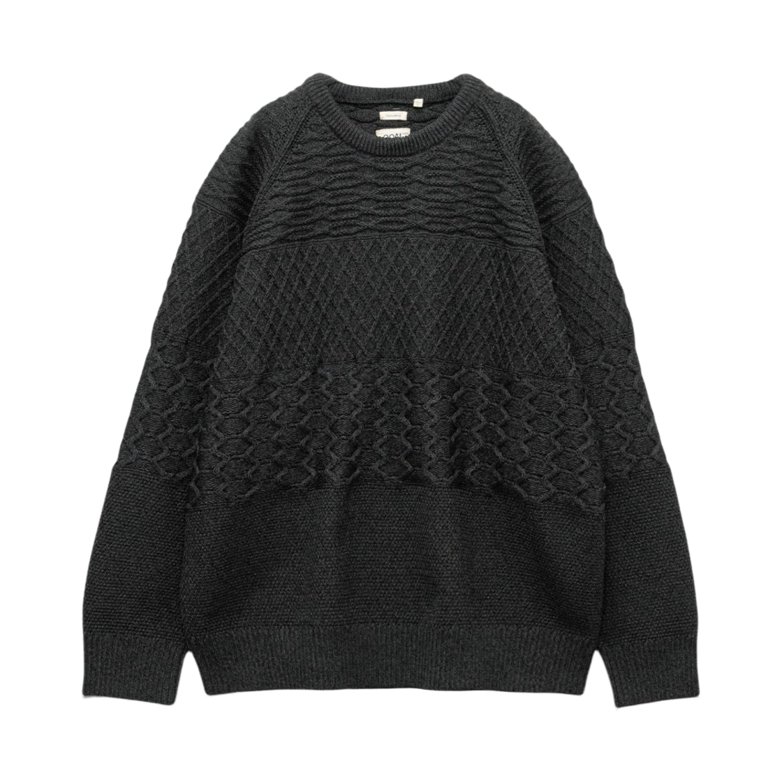 S25FJ014 Nanamica Crew Neck Sweater Black