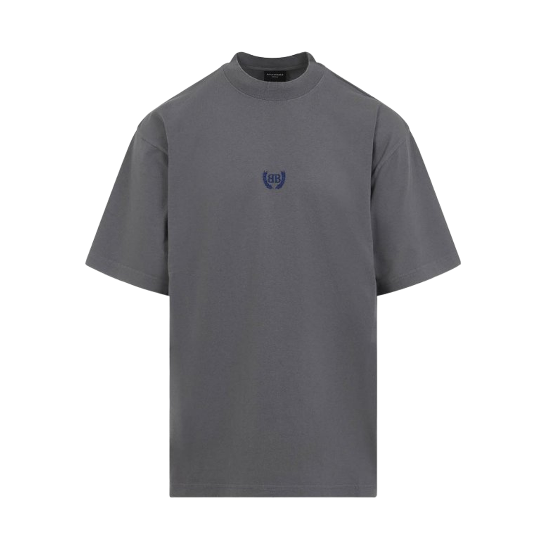 764235TSVC91441 Balenciaga Laurel Classic T-Shirt Dark Grey