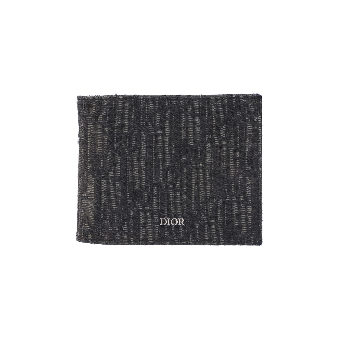 디올 반지갑 오블리크 자카드 블랙(Dior Oblique Jacquard Black Wallet)