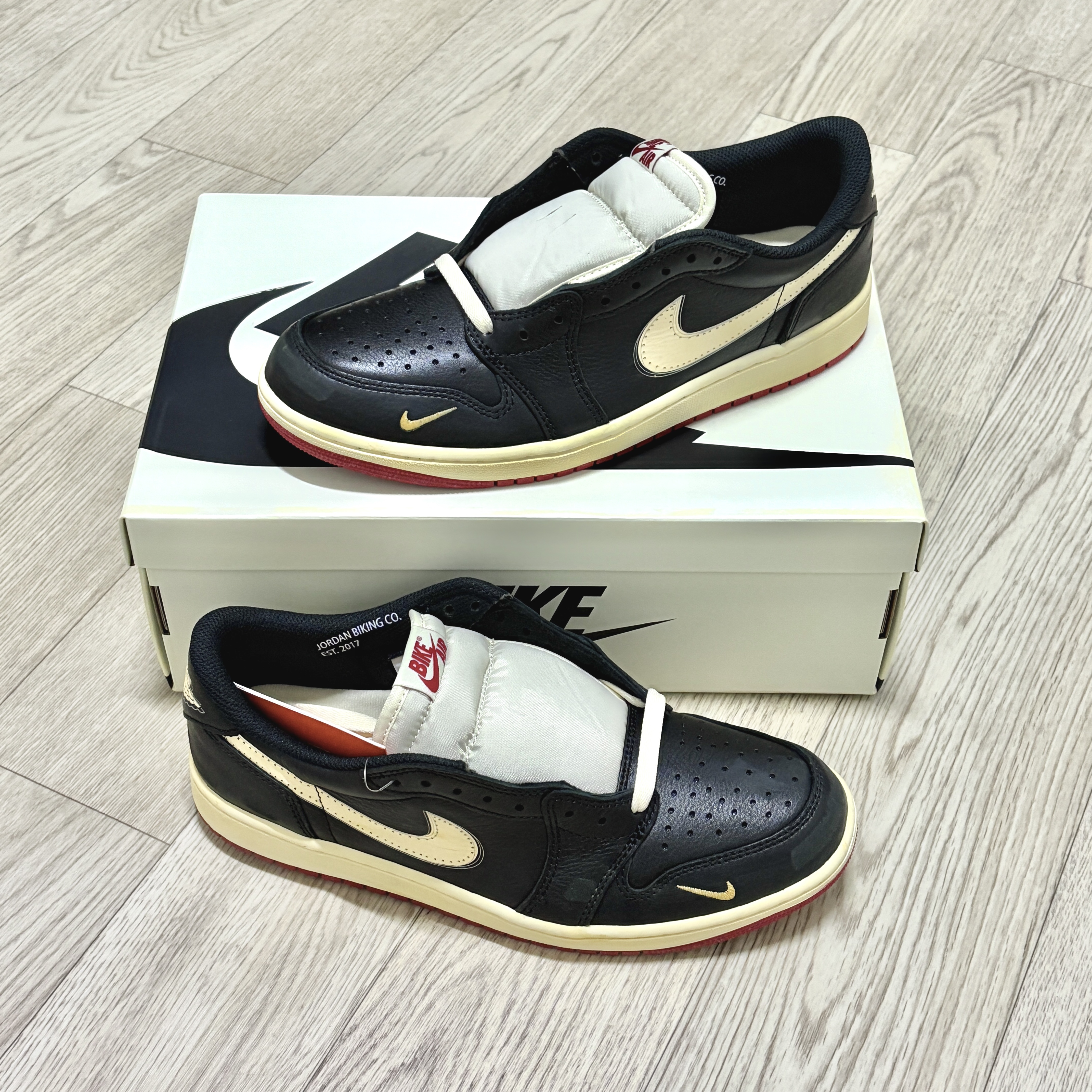 Jordan 1 x Nigel Sylvester Retro Low OG Better With Time 착용 스타일 - 1