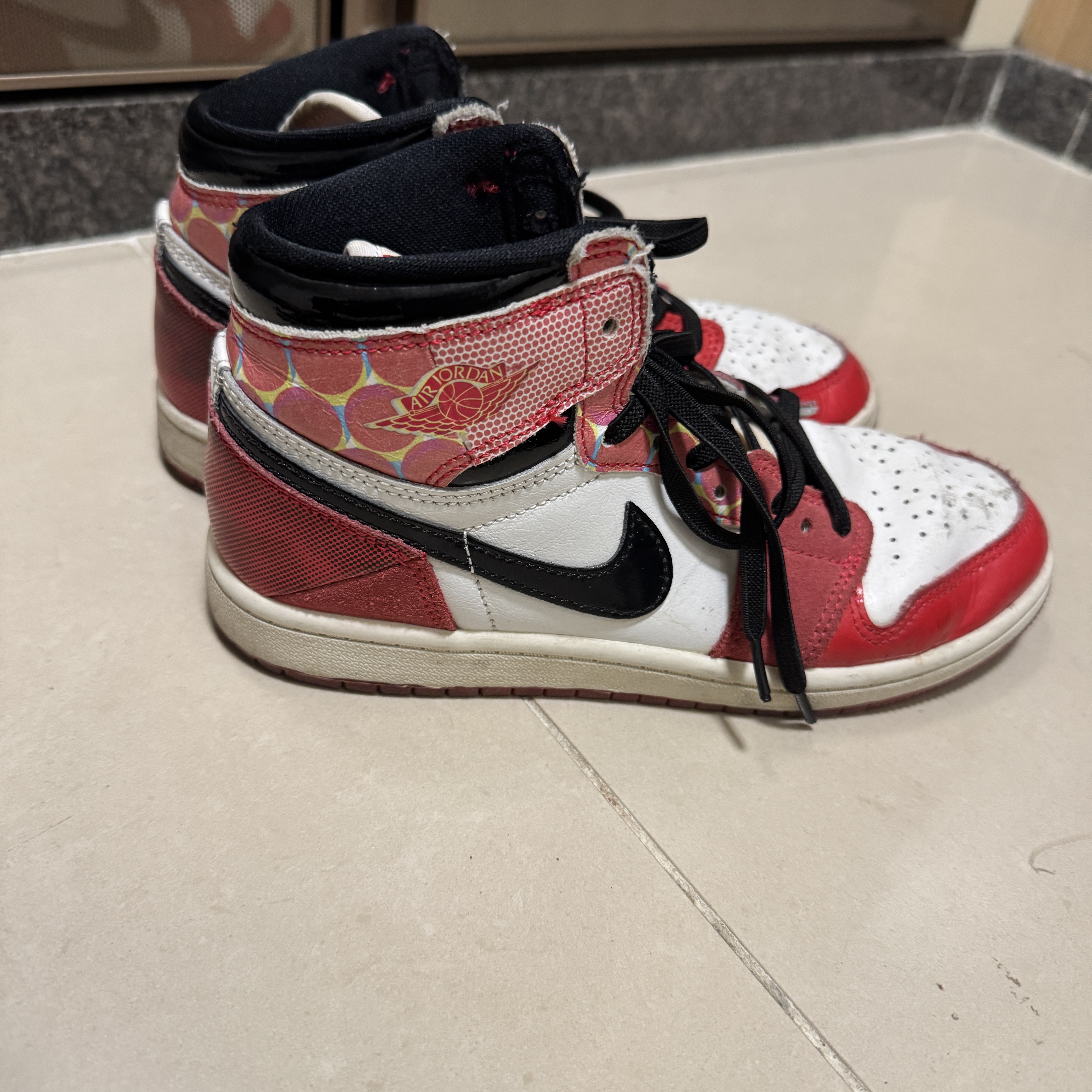 Jordan 1 Retro High Spider-Man Next Chapter 착용 스타일