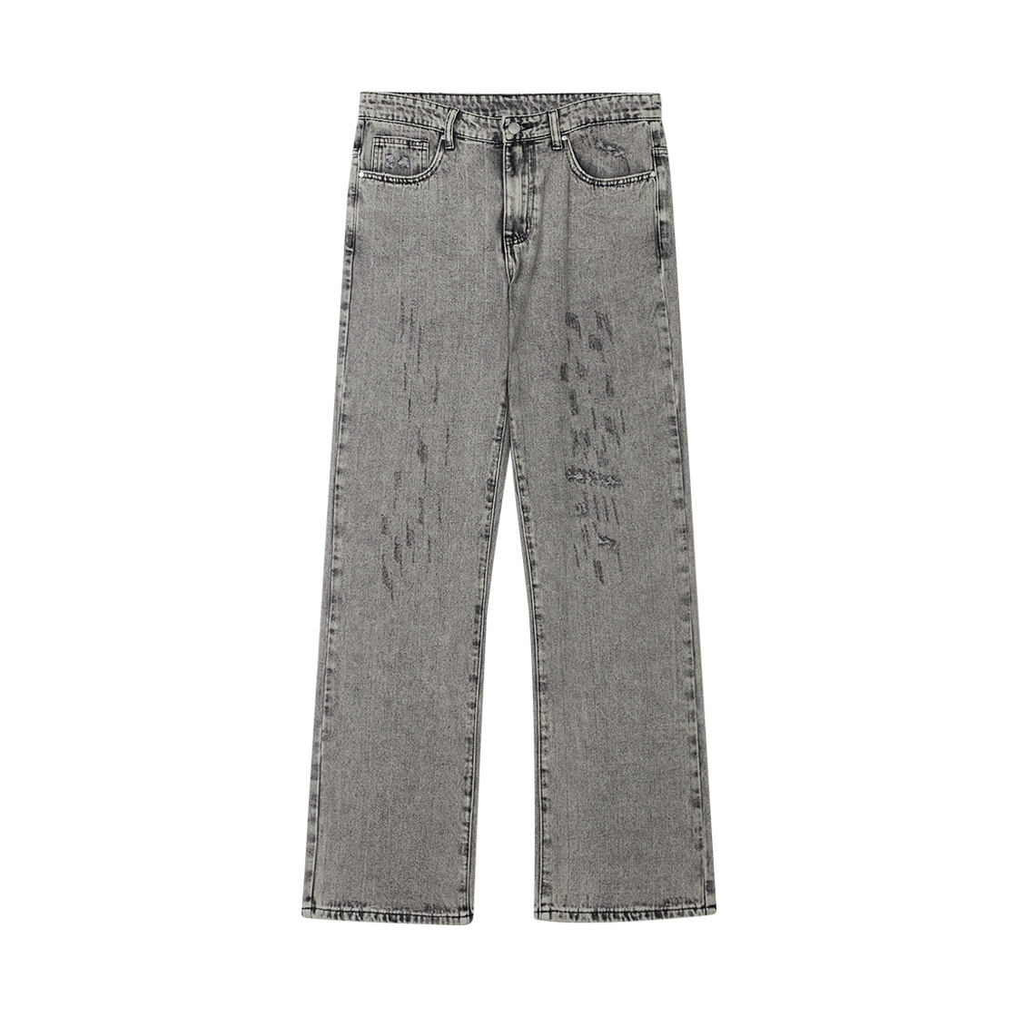 KM5DPADBG08GY Basketcase Zombie Straight Leg Denim Grey - 25FW