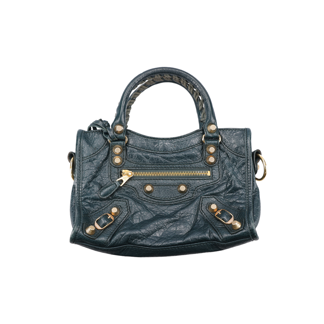 ITB7TFF7V3CJ Balenciaga 309544 Giant Gold City Mini Bag