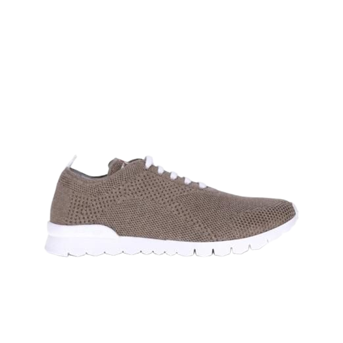 USSFITSN0084771 Kiton Round Toe Lace Up Sneakers Sabbia Brown