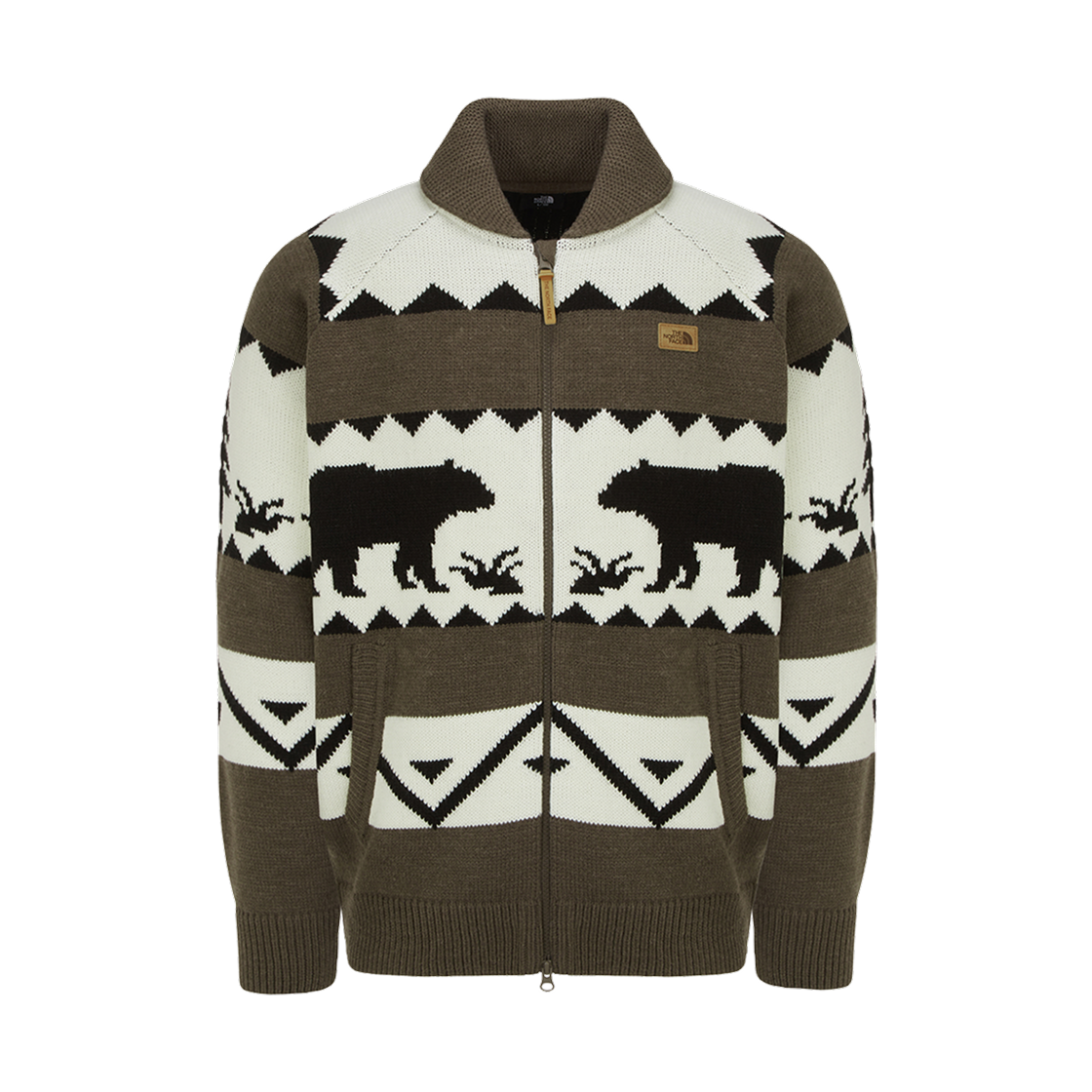NJ5SR56B The North Face Cowichan Cardigan Dried Herb - 25FW