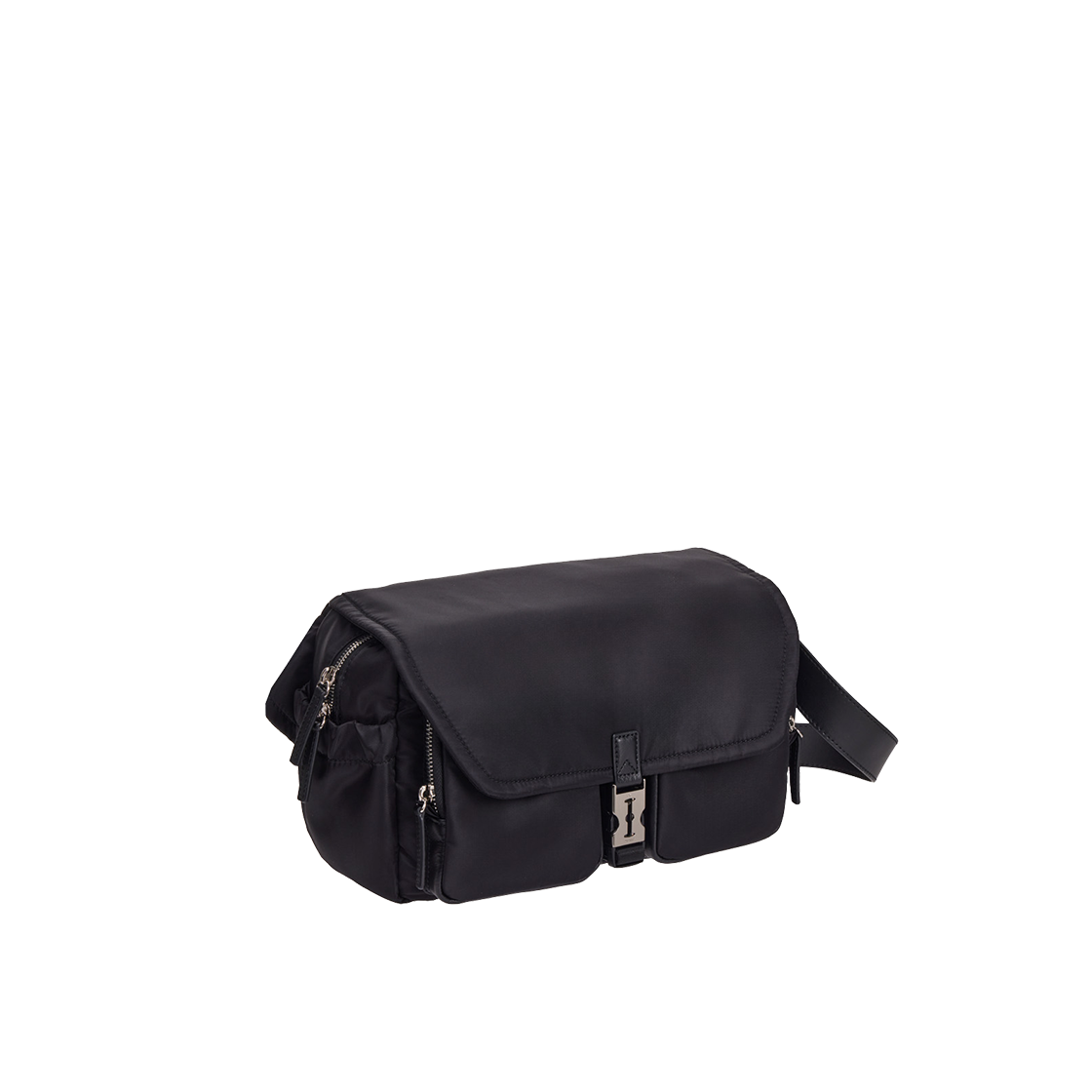 [10% 쿠폰] 분크 헤이 더블 포켓 크로스 스몰 블랙