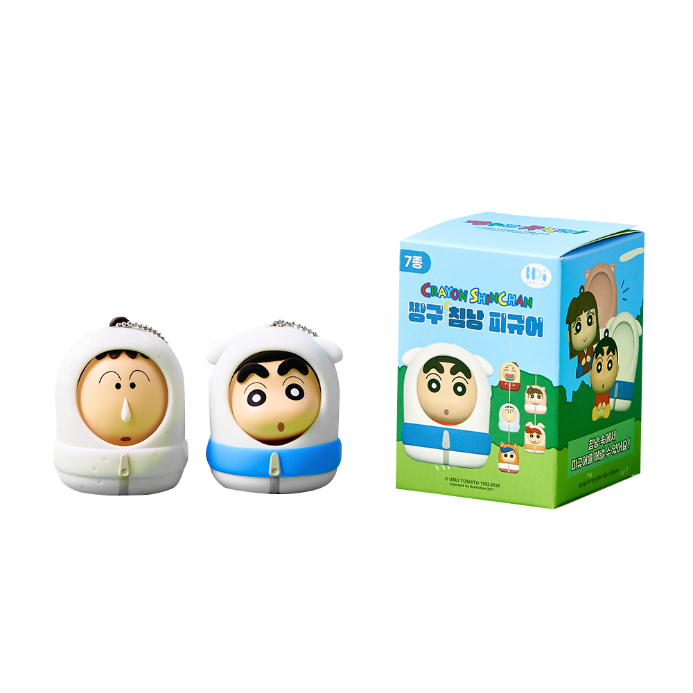 대원미디어 짱구는못말려 침낭 피규어 키링(Daewonmedia Crayon Shin Chan Sleeping bag Figure Keyring)