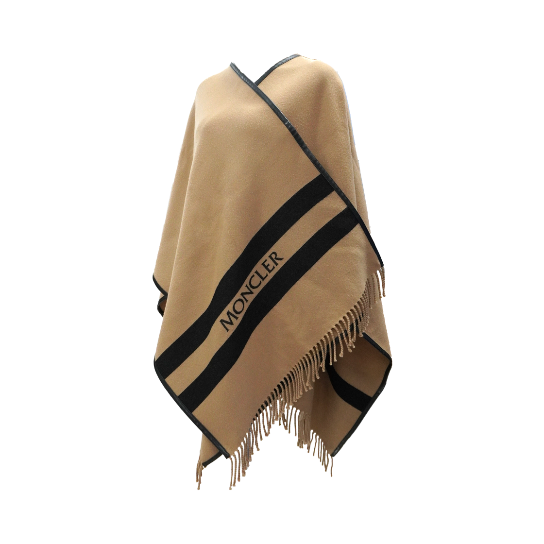 ITRQ3GERAVR8 Moncler Mantella Cape - Camel Black