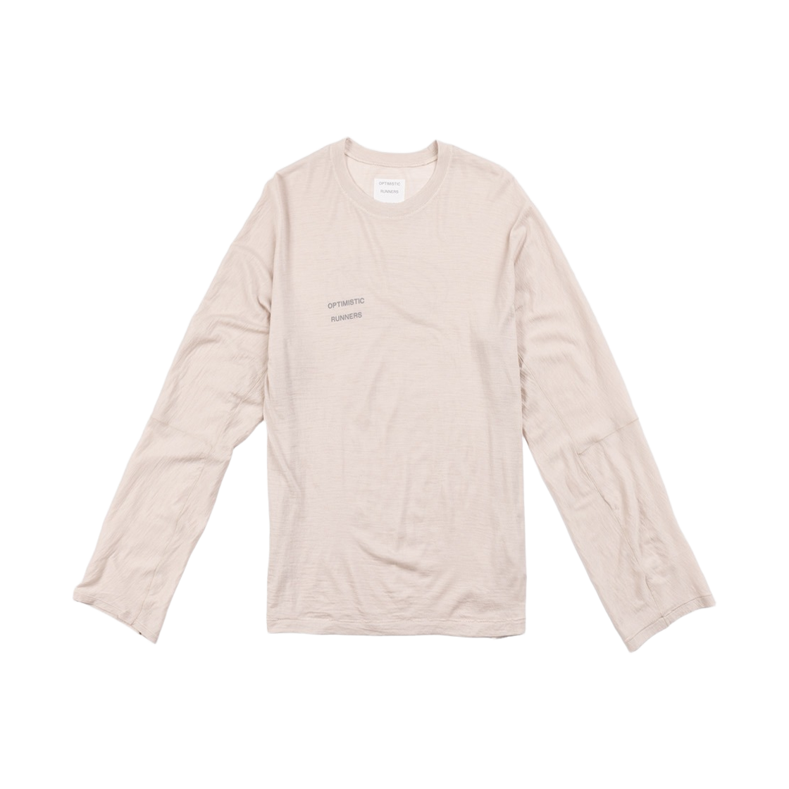 옵티미스틱 러너스 메리노 울 롱슬리브 베이지(Optimistic Runners Merino Wool Longsleeve Beige)