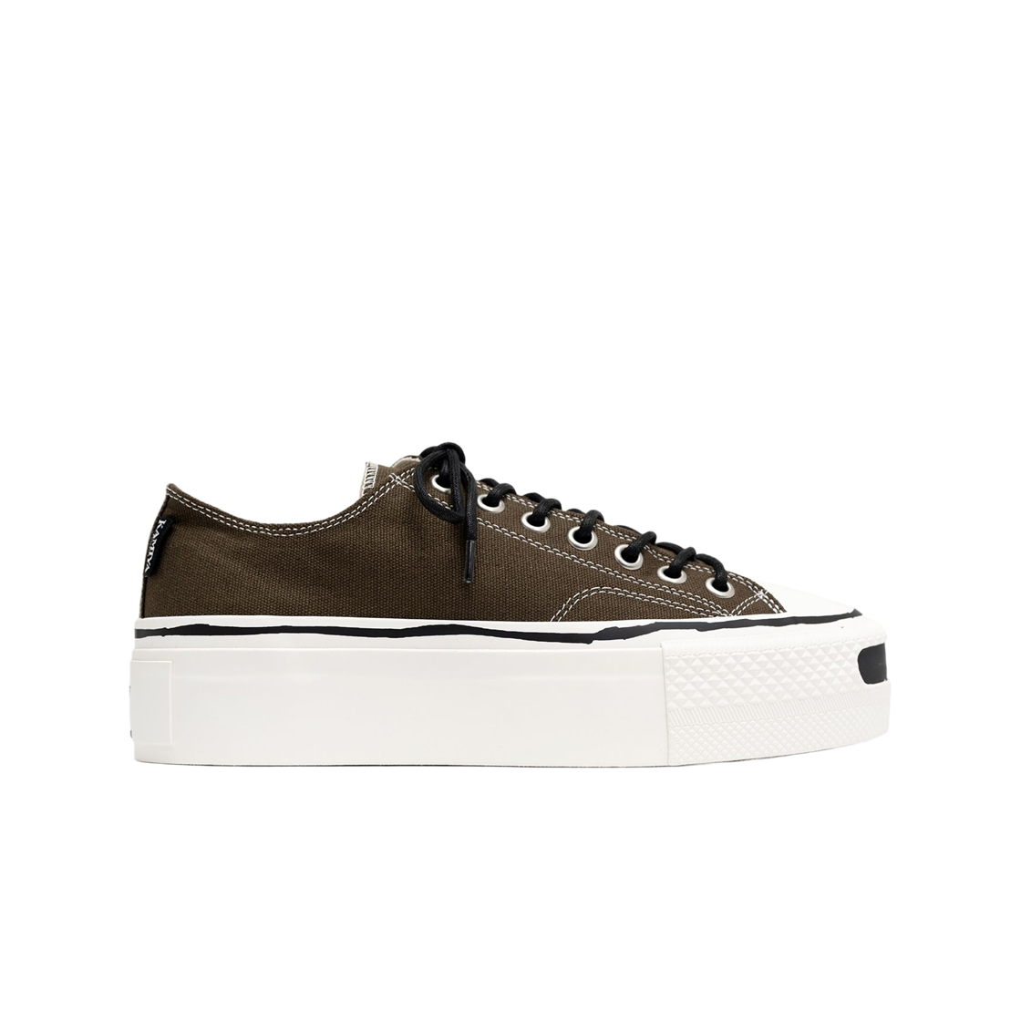 G15FW702 Kamiya Joey Platform Sneaker Khaki