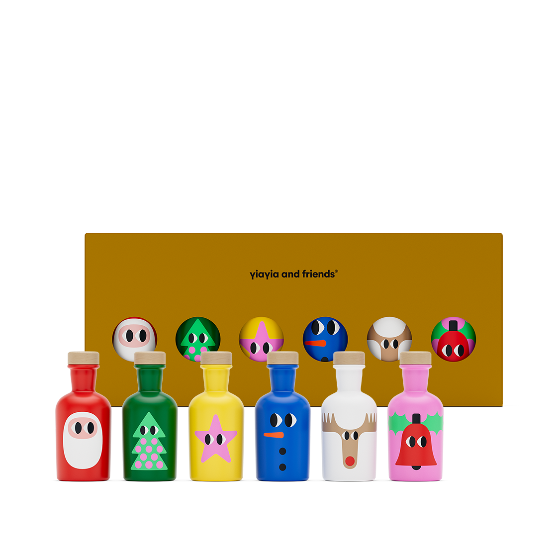 [크리스마스 에디션] 이야이야앤프렌즈 엑스트라 버진 올리브오일 미니 6종 세트