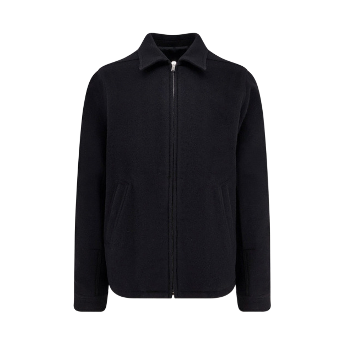 RU02E1764-WBD-09 Rick Owens Boiled Wool Brad Jacket Black