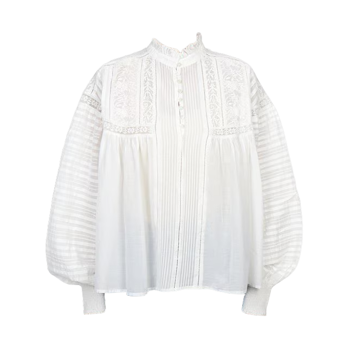 2HVA27-V09771-001 (W) Vanessa Bruno Dahlia Blouse White