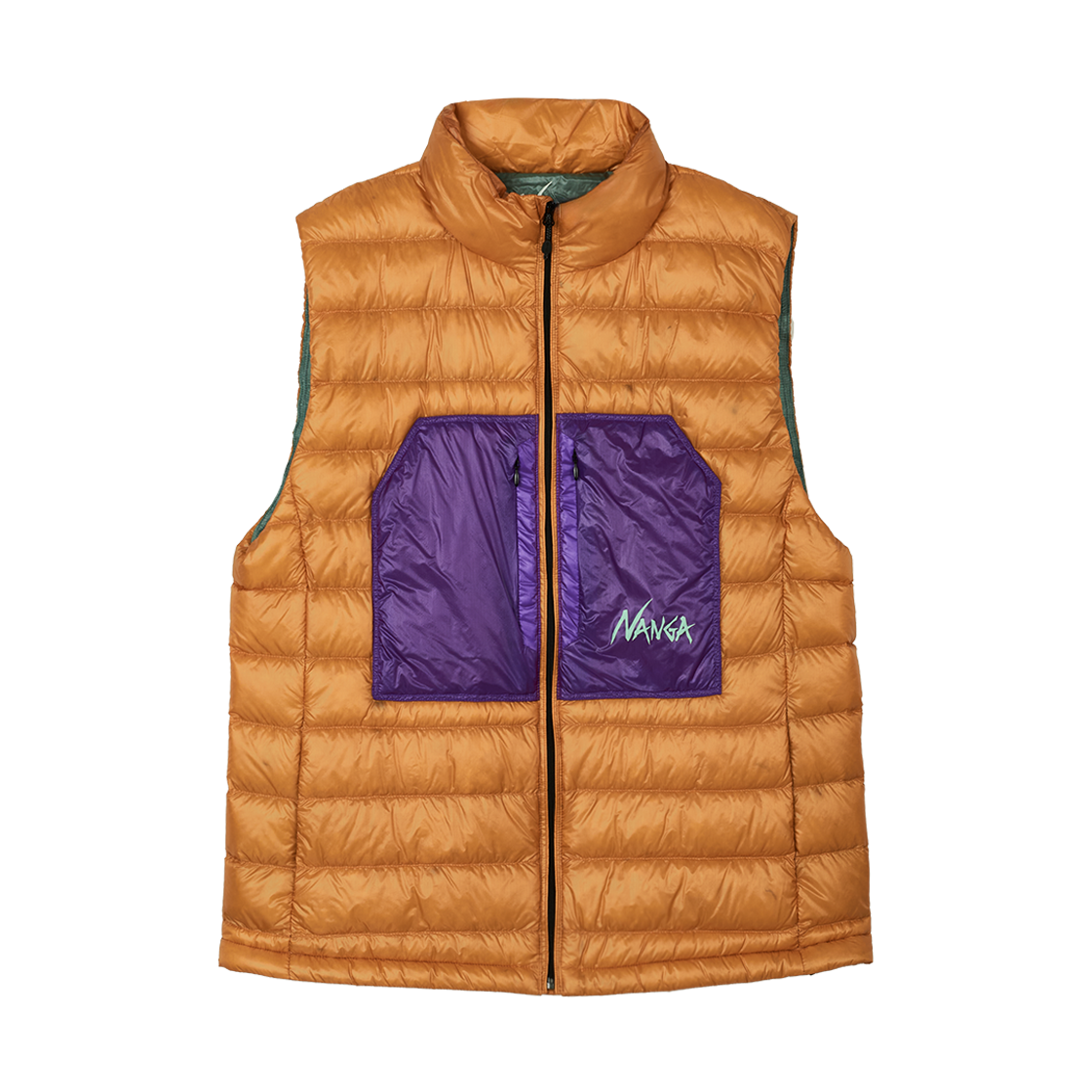 난가 울티라이트 다운 베스트 패커블 오렌지 - 25FW(Nanga Ultilight Down Vest Packable Orange - 25FW)