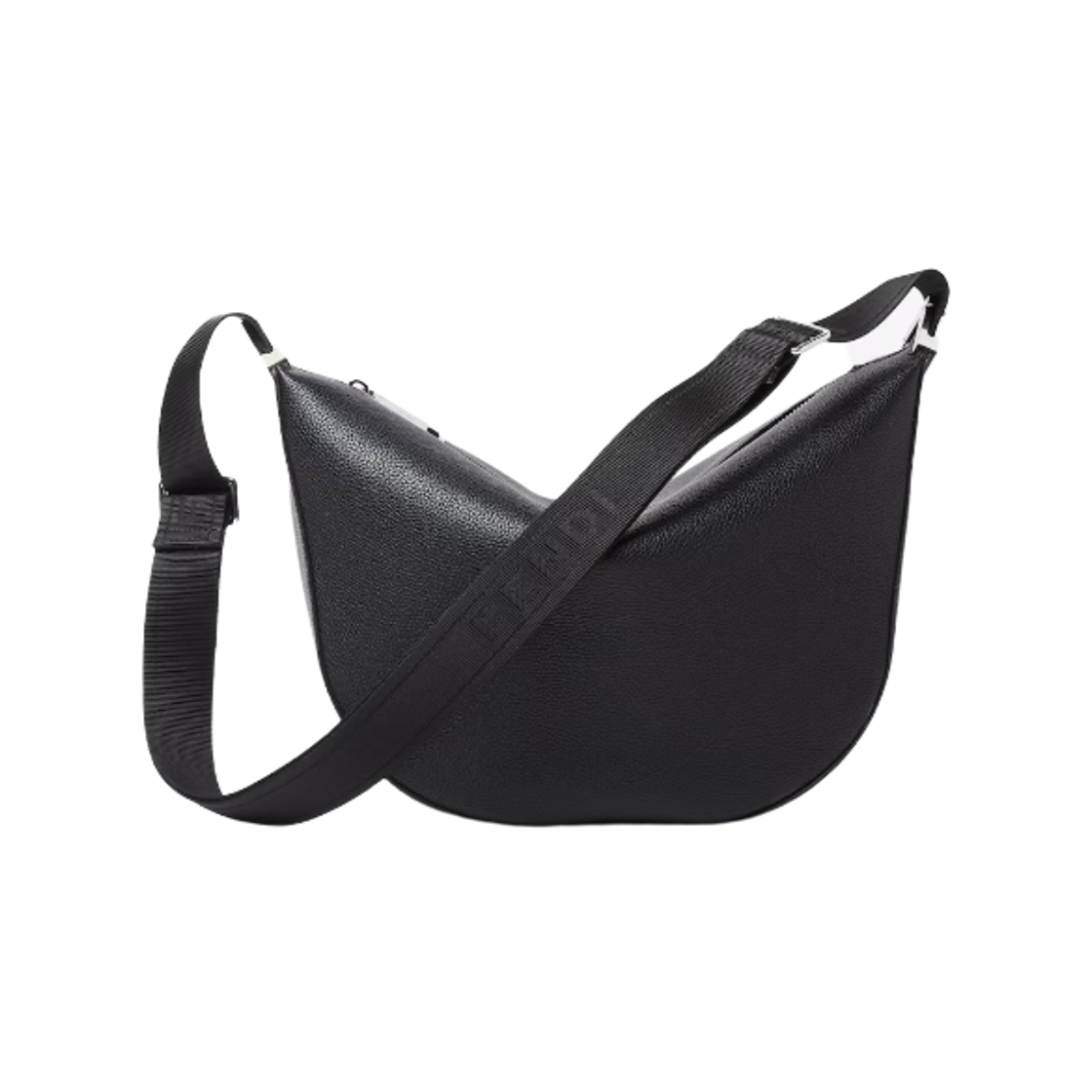 7VA663ASIHF0GXN Fendi Medium FF Squared Fendi Melon Leather Bag Black