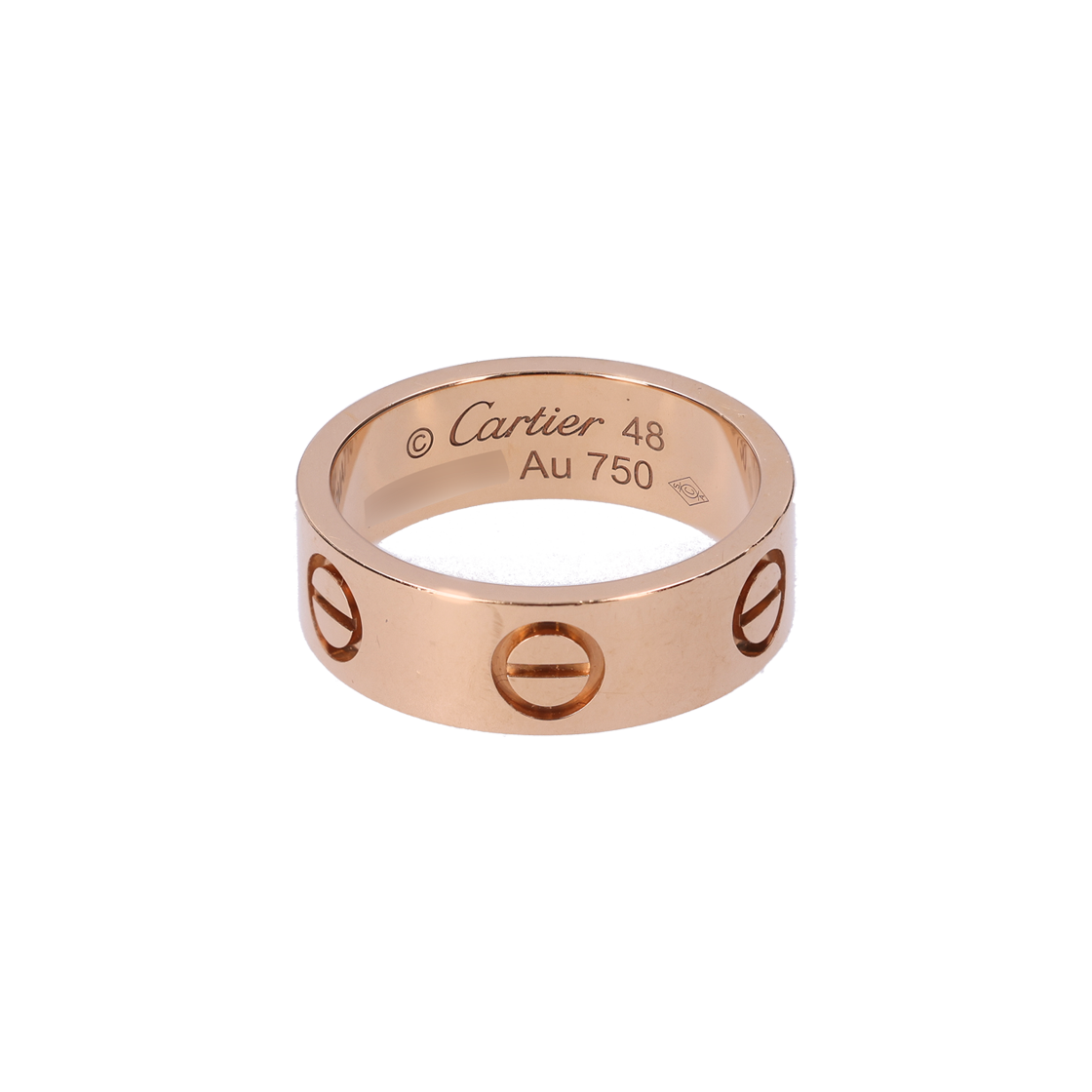 IT49VE5HABPN Cartier Love Ring Classic Model 18K Rose Gold Size 48