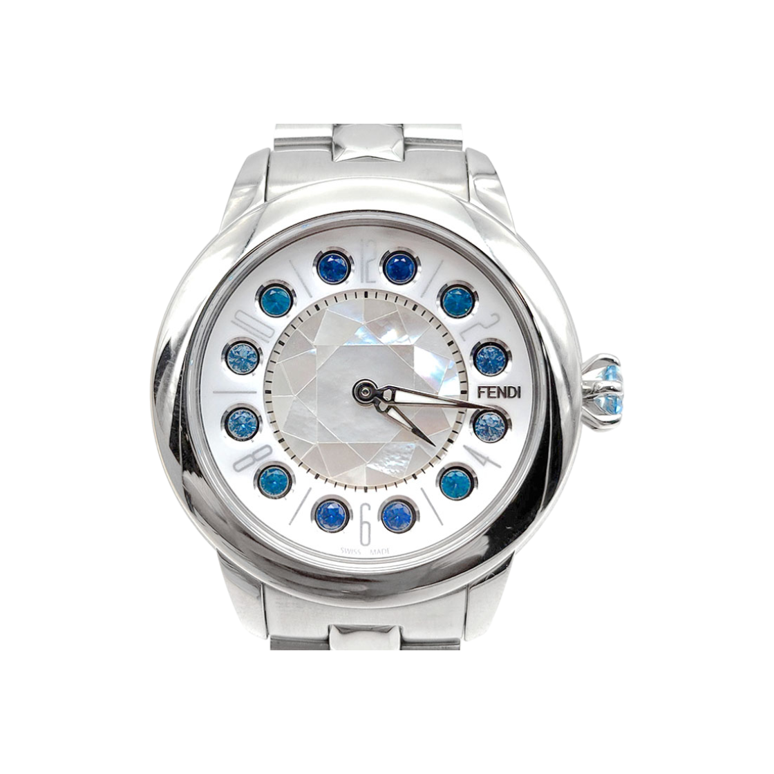 ITNQA8LC2OFG Fendi Ishine Steel Watch (12100S) L377170