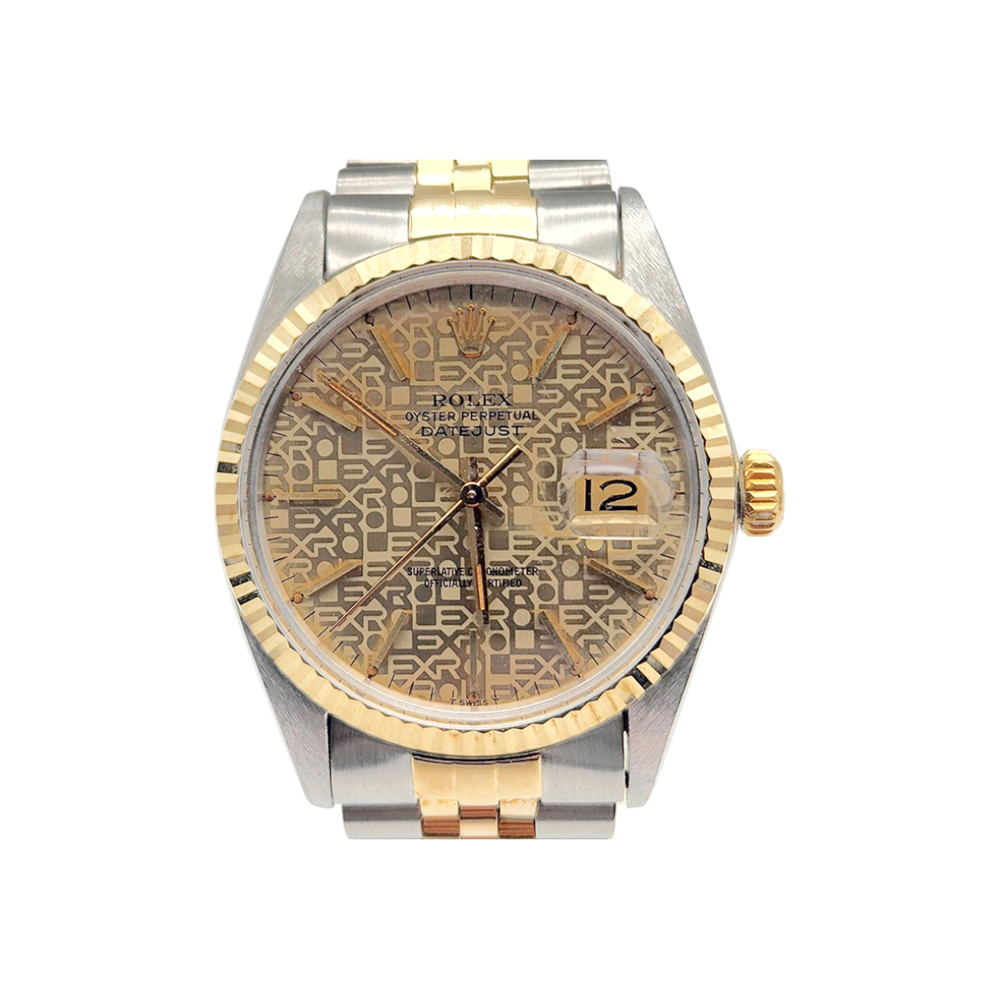 ITD2L5TUCO98 Rolex Datejust Two-Tone Watch (16013) L355702