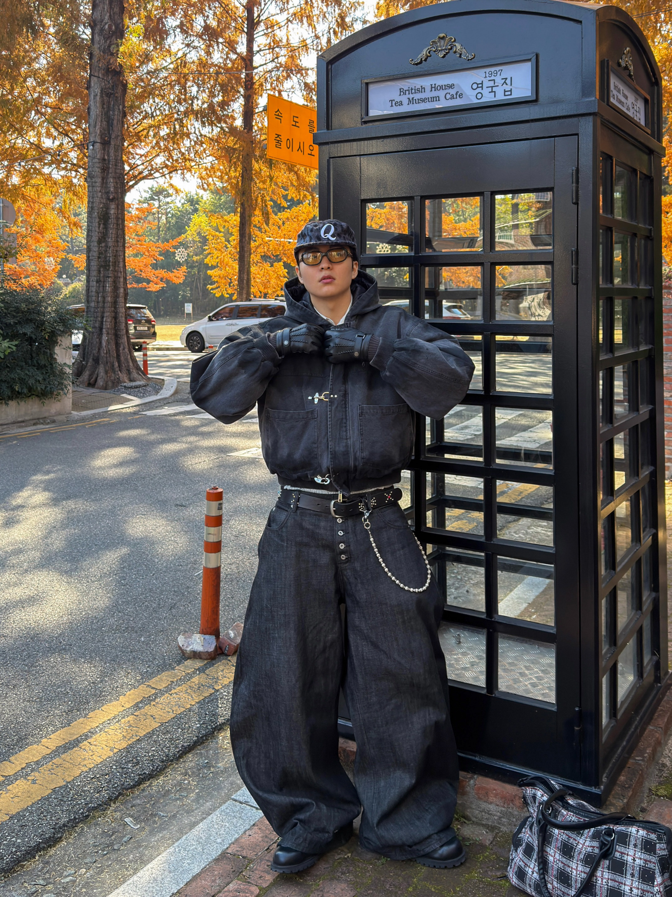 Stussy Boxer Shorts Multi (3 Pack), Gentle Monster Noizer 01(OL) Black 착용 스타일 - 1