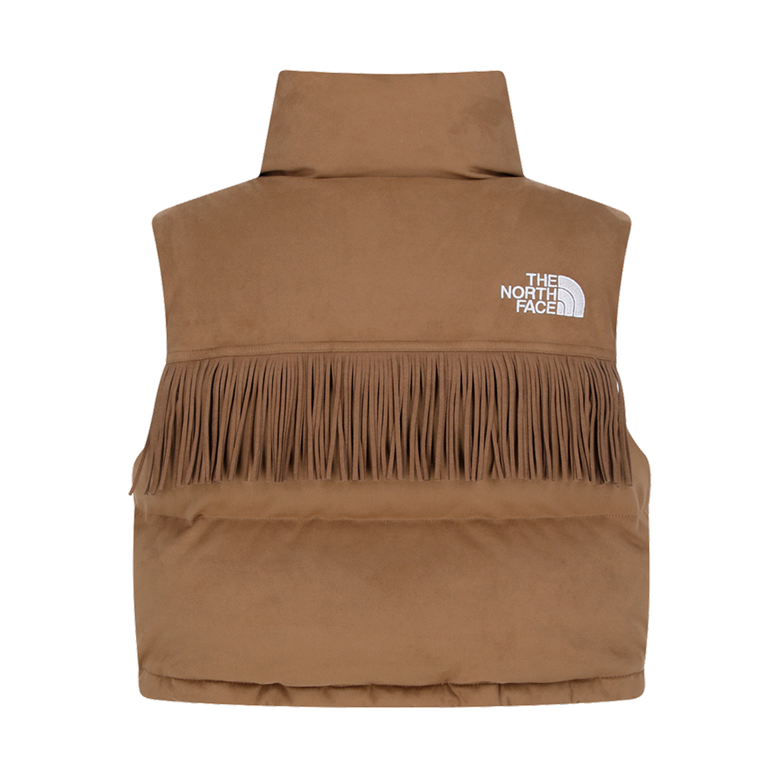 (W) 노스페이스 스웨이드 리얼 베스트 RDS 카멜 - 25FW((W) The North Face Suede Nuptse Vest RDS Camel - 25FW) - 2