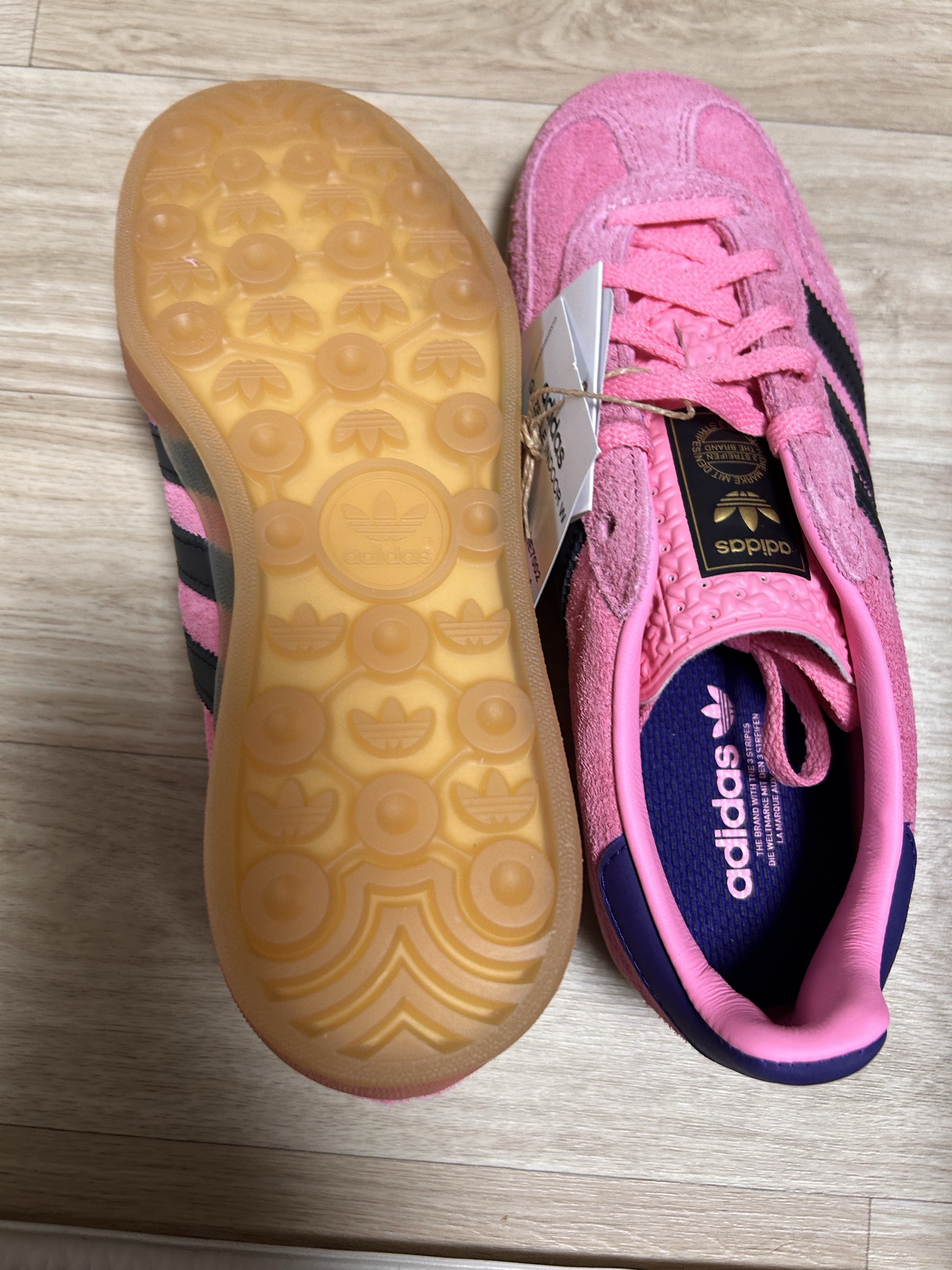 (W) Adidas Gazelle Indoor Bliss Pink 착용 스타일