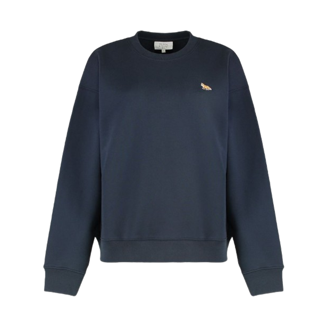 PW00307KM0341-0413 (W) Maison Kitsune Baby Fox Comfort Sweatshirt Classic Navy