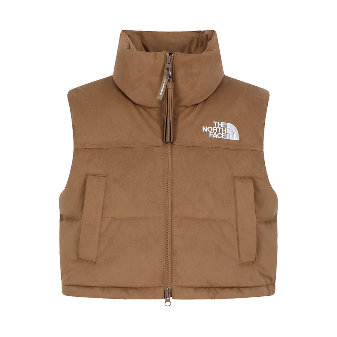 NV1DR82K (W) The North Face Suede Nuptse Vest RDS Camel - 25FW
