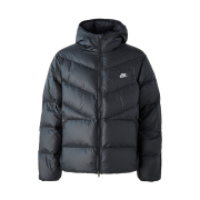 Nike Windrunner Down Jacket Black White - Asia