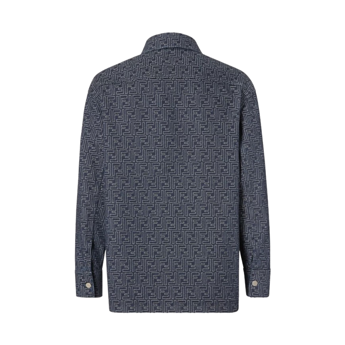 펜디 자카드 데님 자켓 블루(Fendi Jacquard Denim Jacket Blue) - 2