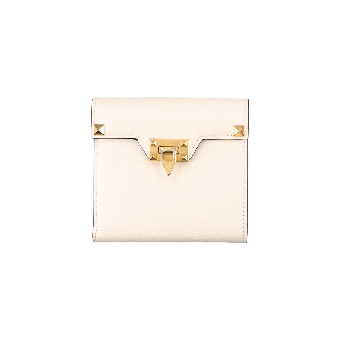 ITB8UCECLAKO Valentino Rockstud Compact Wallet