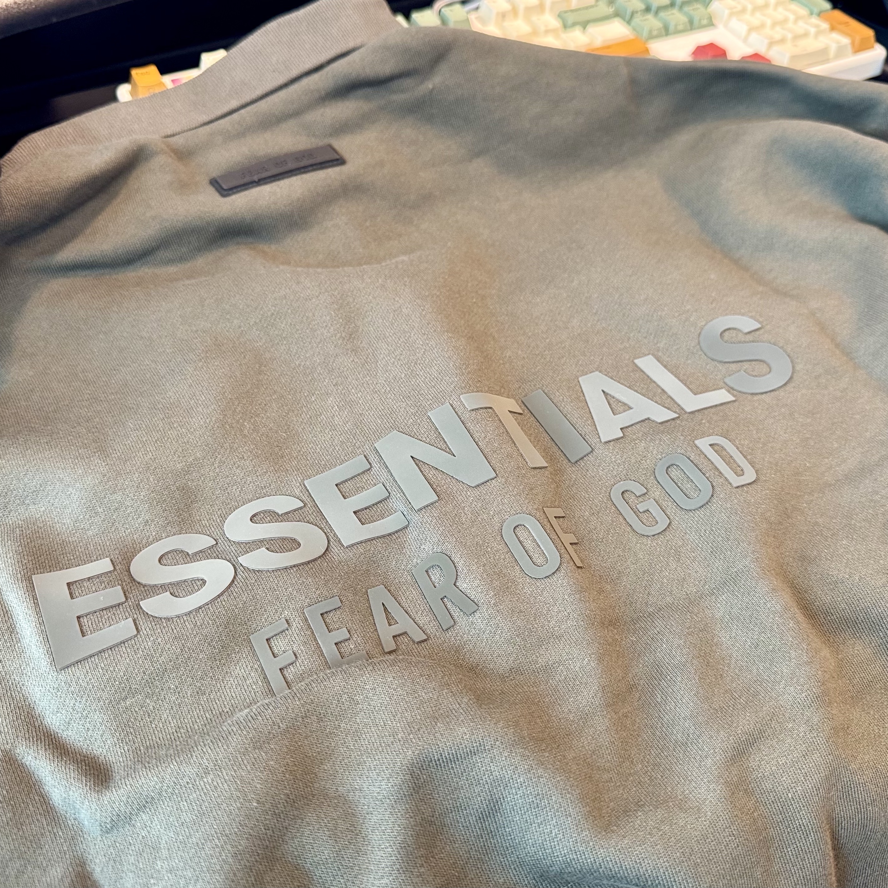 Essentials Longsleeve Polo Ink - 24SS 착용 스타일 - 1
