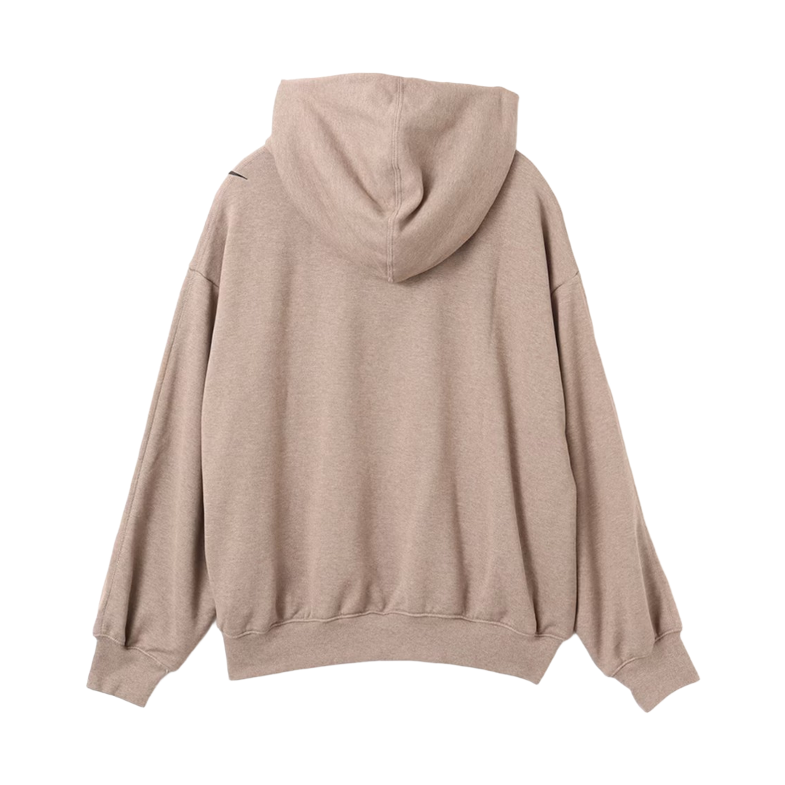 (W) 나이키 NSW 오버 오버사이즈 프렌치 테리 풀오버 후드 밍크 브라운 헤더 - 아시아((W) Nike NSW Over Oversized French Terry Pullover Hoodie Mink Brown Heather - Asia) - 2