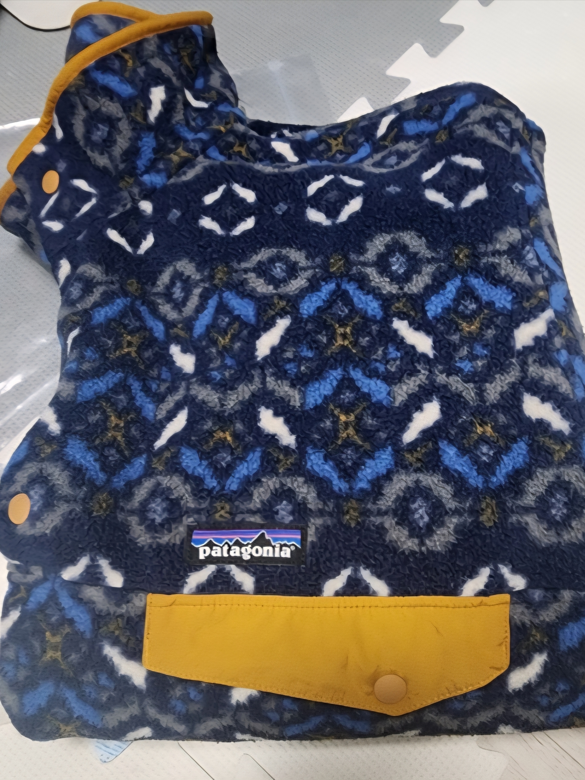 (W) Patagonia Lightweight Synchilla Snap-T Fleece Pullover Snow Beam Pale Periwinkle 착용 스타일