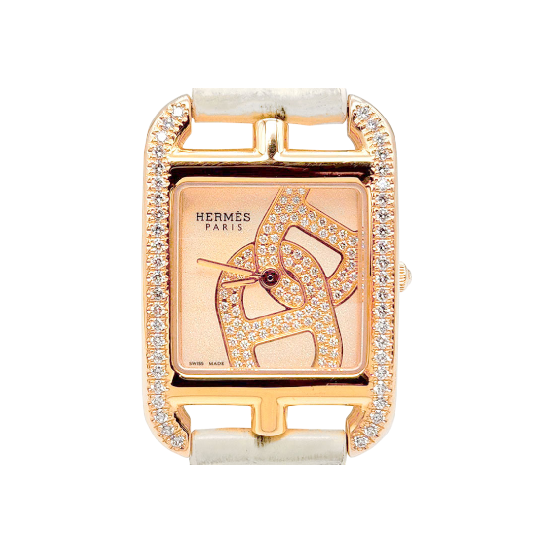 에르메스 케이프코드 골드 다이아 시계 (CC1.371) L152761(Hermes Cape Cod Gold Diamond Watch (CC1.371) L152761)