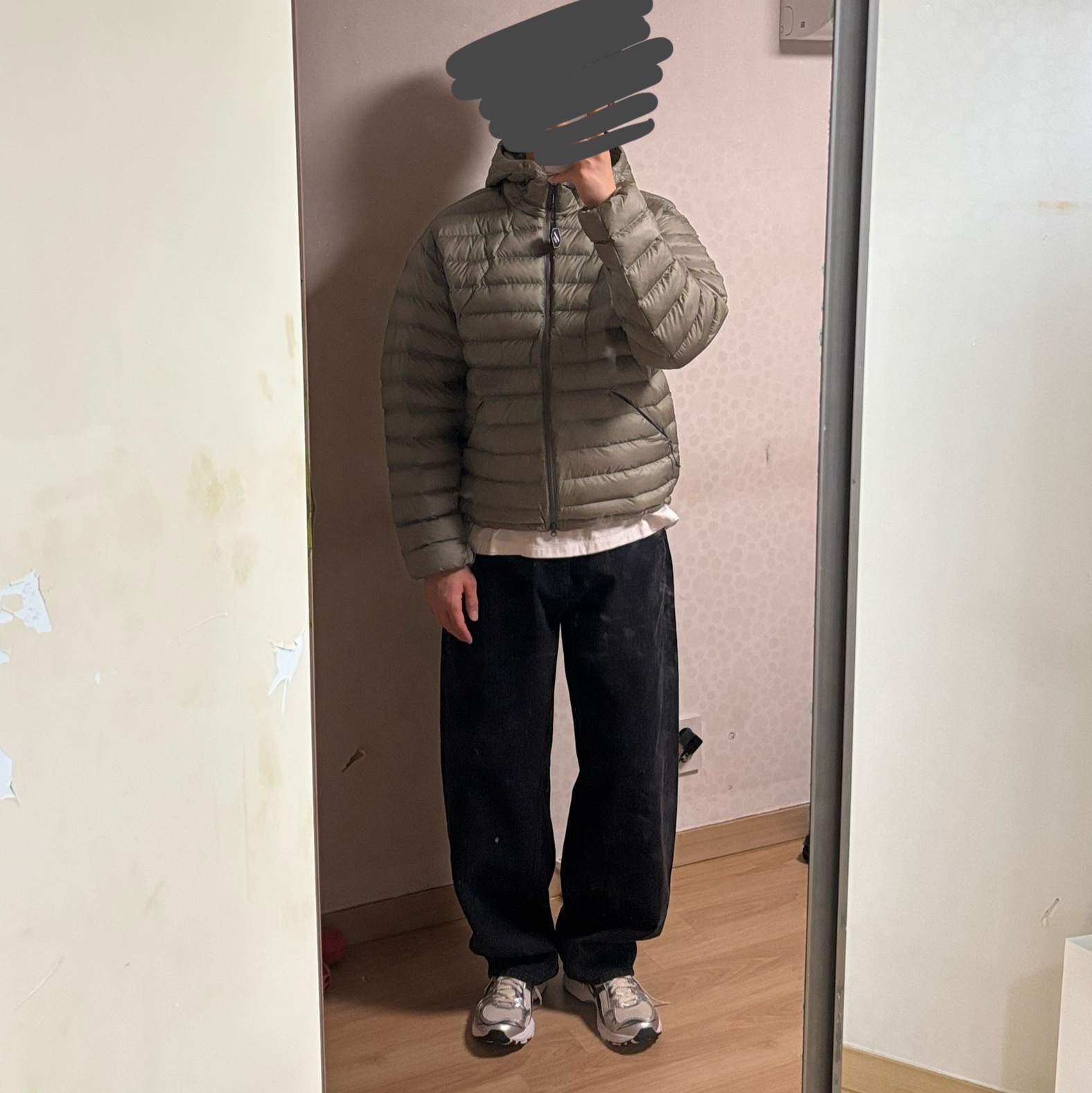The North Face Ventus On Jacket Light Khaki 착용 스타일 - 3