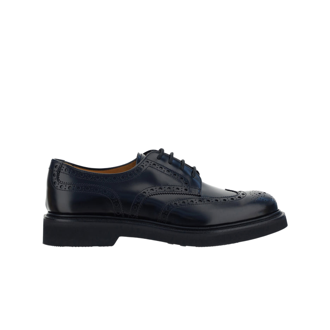 처치스 노리치 폴리쉬드 퓨메 더비 블랙 - F(Church's Norwich Polished Fume Derby Black - F)