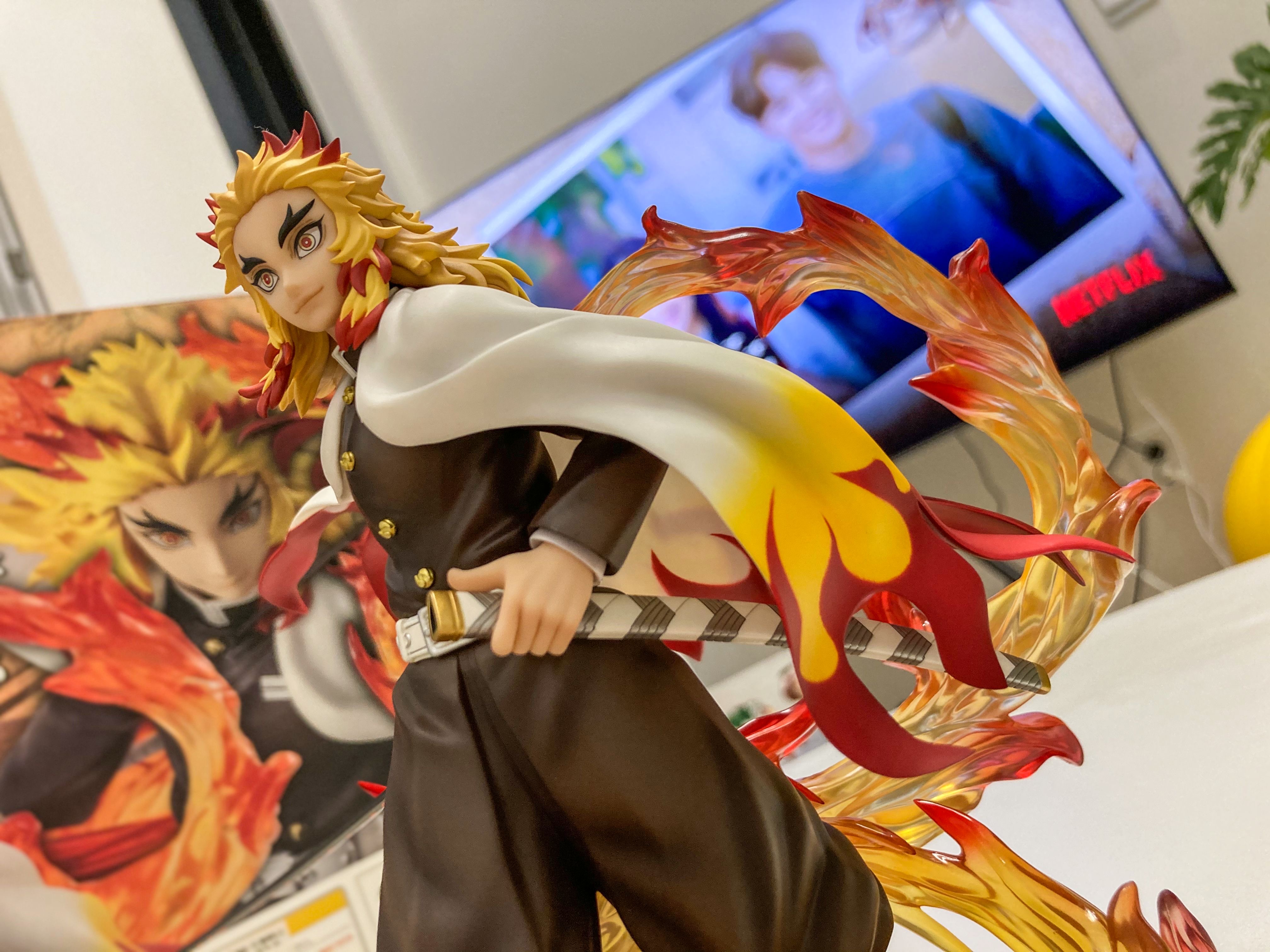 Megahouse Demon Slayer Kimetsu no Yaiba G.E.M. Series Rengoku Kyojuro 착용 스타일