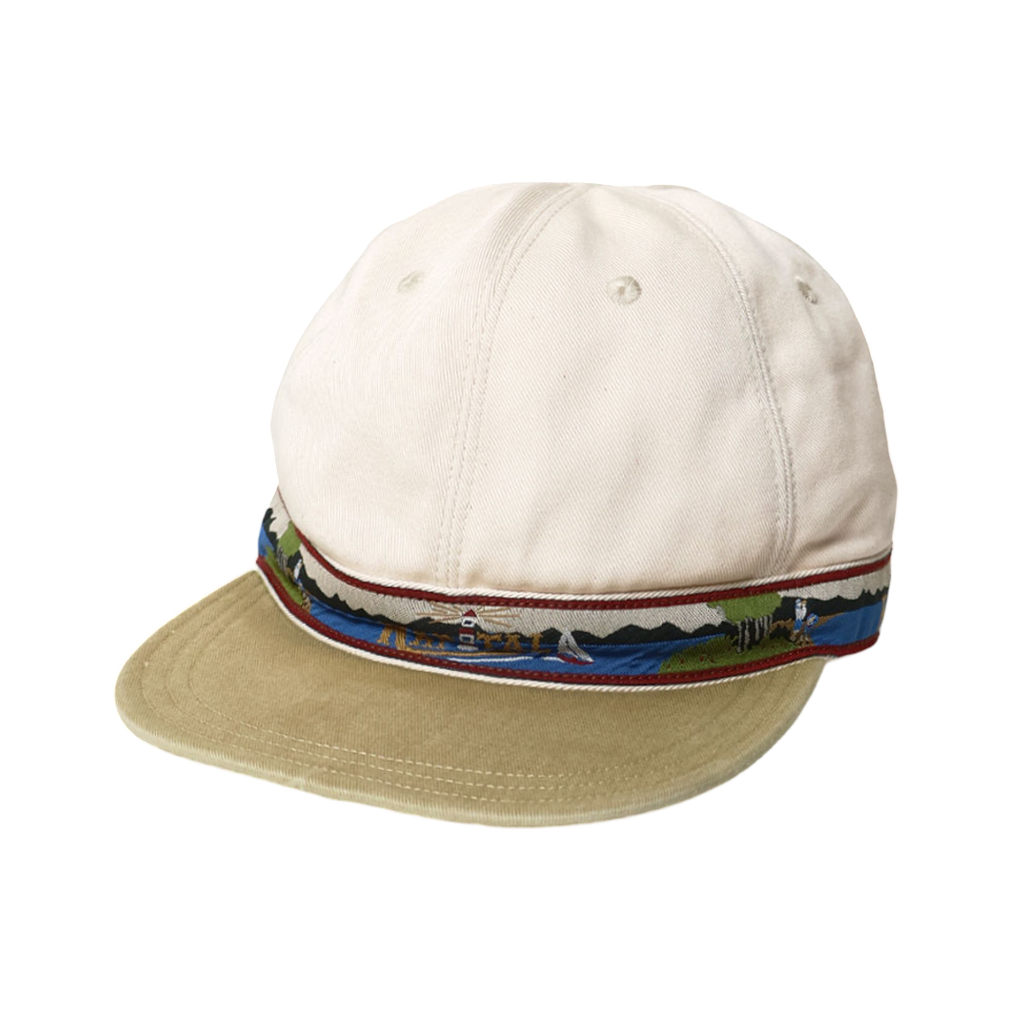 캐피탈 무라치노 브림필드 캡 가이딩 라이트 오프 화이트 베이지(Kapital Murachino Brimfield Cap Guiding Light Off White Beige)
