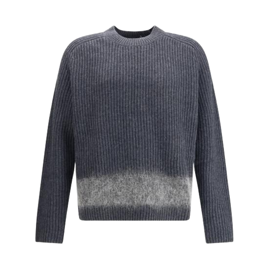 디스퀘어드2 립드 울 인서트 스웨터 그레이(Dsquared2 Ribbed Wool Insert Sweater Grey)