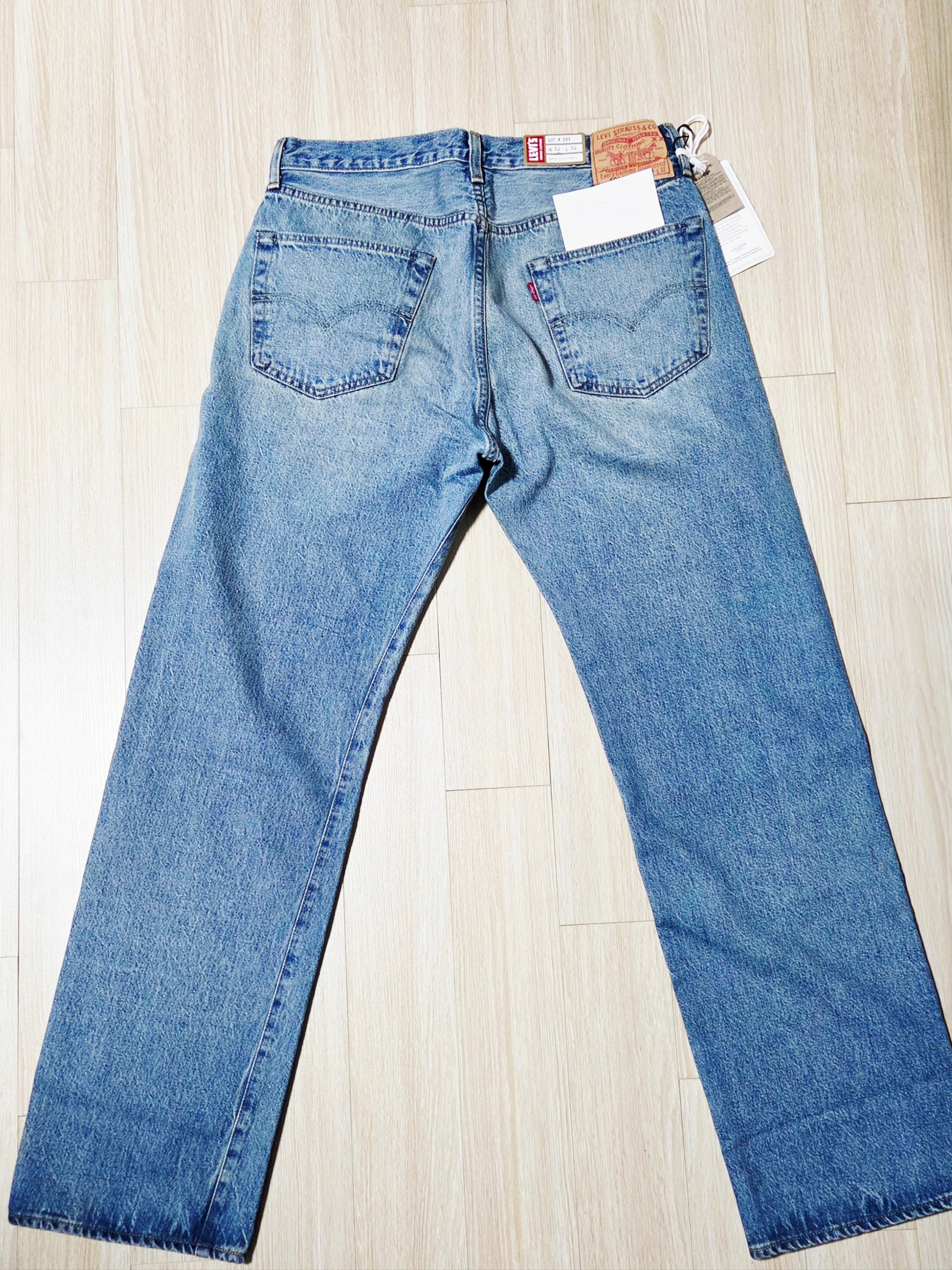 Levi's LVC 1955 Japan 501 Jean Blackjack Blue 착용 스타일 - 4