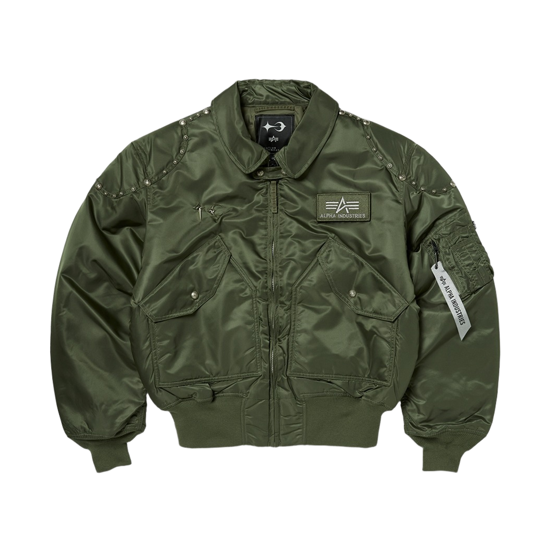 떠그 클럽 x 알파 인더스트리 CWU 45/P 리벳 버튼 버전 세이지(Thug Club x Alpha Industries CWU 45/P Rivet Button Version Sage)